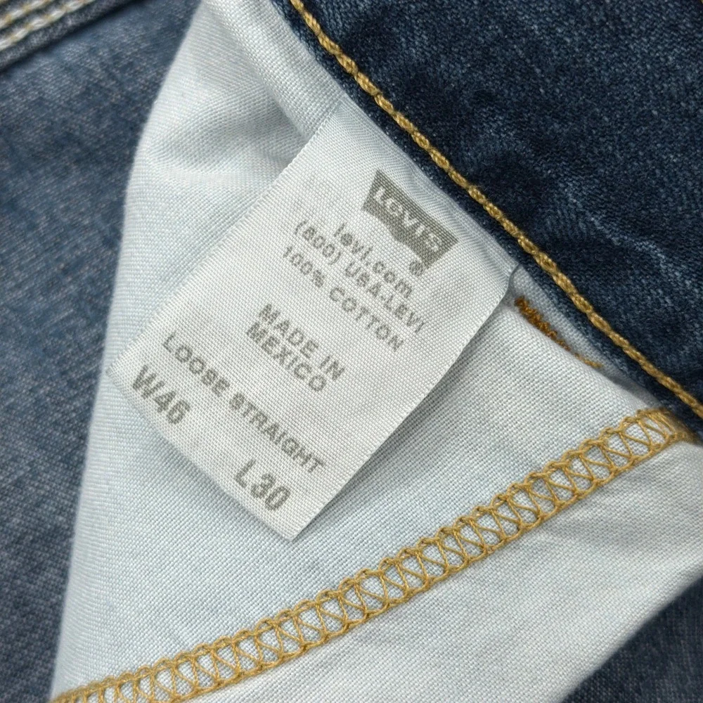 Levi's Carpenter Jeans Loose Straight Utility Denim Blue Mens W46 L30